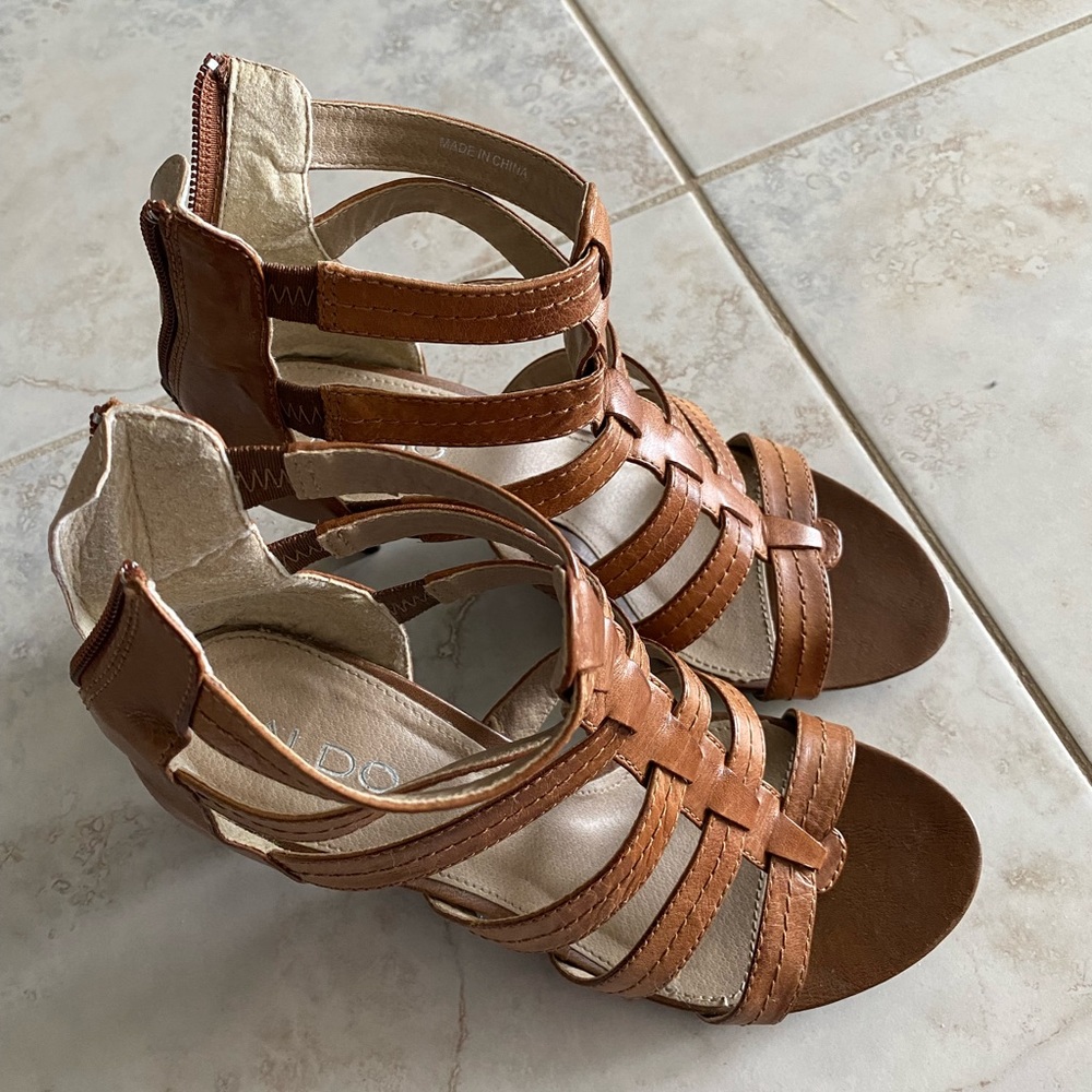 Aldo Gladiator heels used 3x